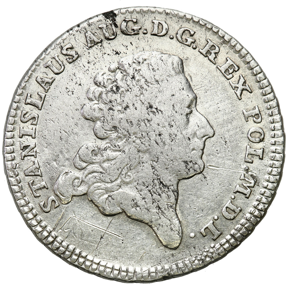 Stanisław August Poniatowski. Dwuzłotówka (8 groszy) 1774 EB, Warszawa